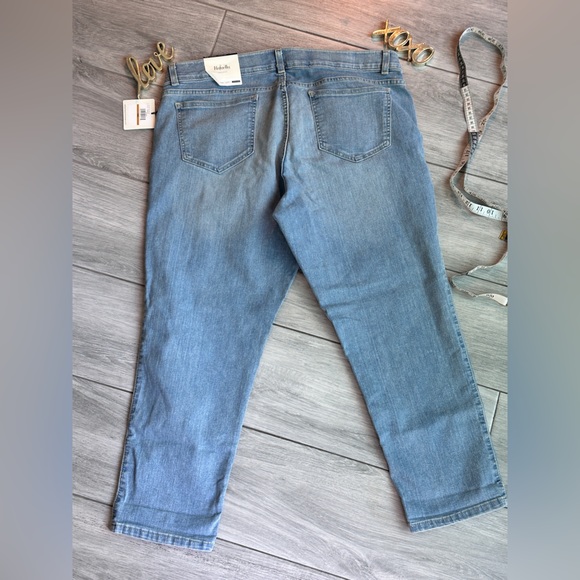 NWT Rafaella Blue Denim Plus Size Slim Fit Jeans Size 16W - Picture 2 of 7